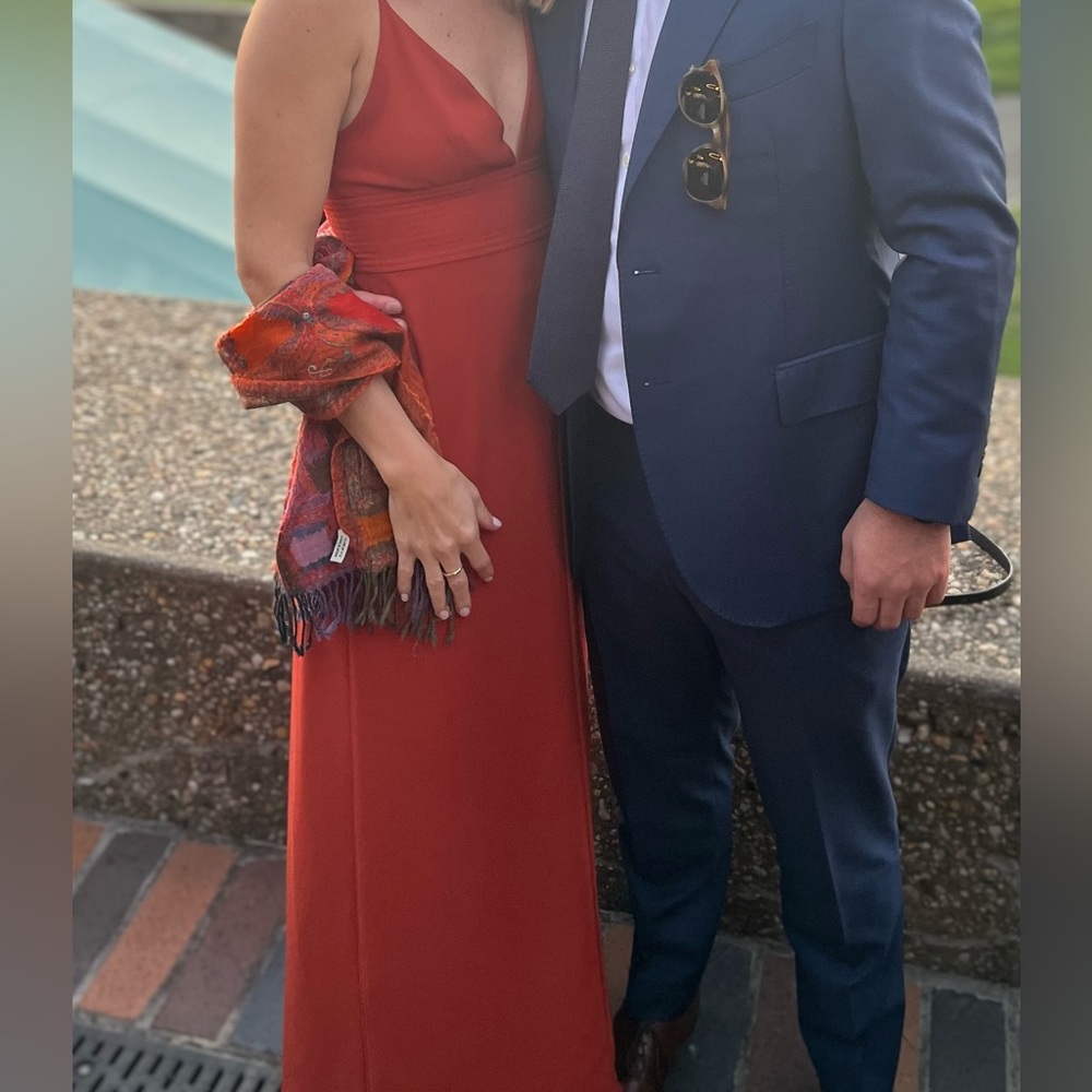 A.L.C.  Orange Maxi Dress